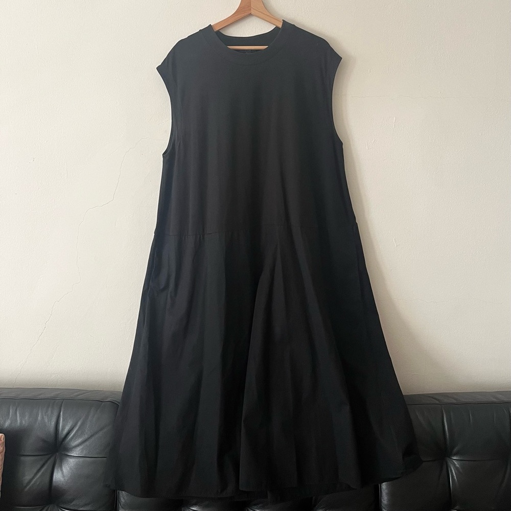 COS Mixed Media Cotton Dress